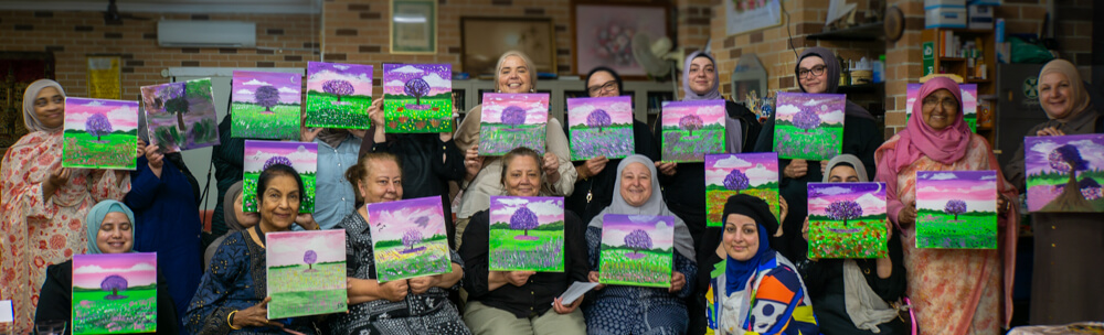 Canvas & Colours: Seena’s first painting workshop