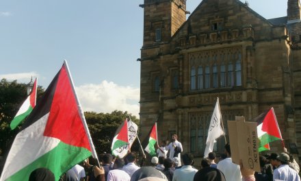Protest at USYD against Israeli soldiers’ events across campuses