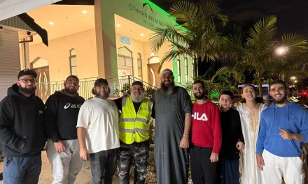 Youth inspired by Mohamed Hoblos at Cabramatta Mosque