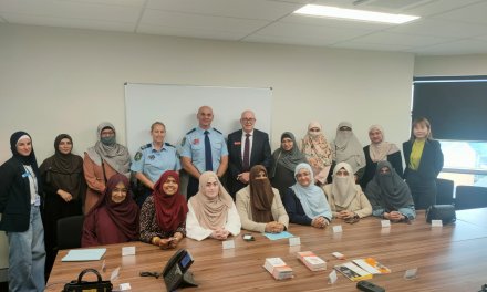 Reporting Islamophobia:  Police meeting with iCAN Sisters