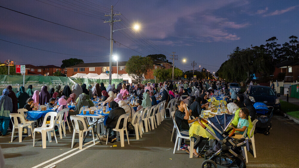 Second annual Grand Community Iftar at Lakemba Mosque