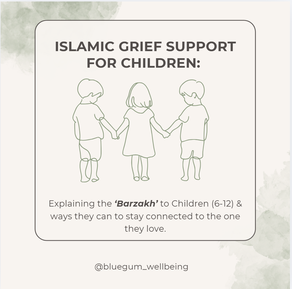 Islamic Grief Support Booklet for children  and families