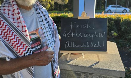 Dr Kassam Mahomed Walks 40 Kilometres raising nearly $250,000 for the children of Gaza