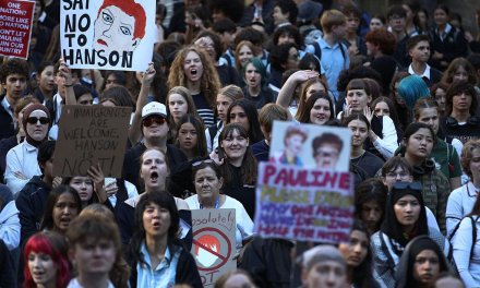 New generation says no to Hanson: Students take to the streets nationwide